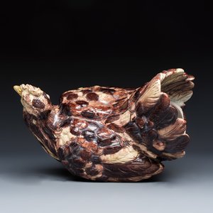 A rare polychrome German faience 'Hen' tureen — photo 6