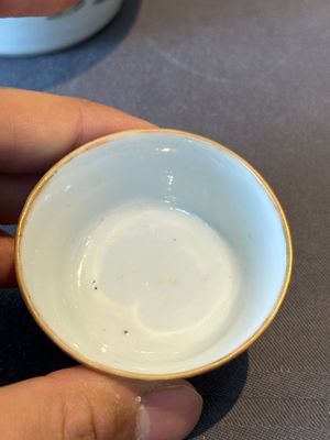 A rare set of eight Chinese famille rose 'Sanxing' nesting bowls, Tongzhi mark and of the period — 照片 11