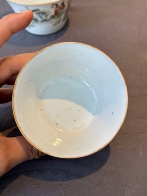 A rare set of eight Chinese famille rose 'Sanxing' nesting bowls, Tongzhi mark and of the period — 照片 39