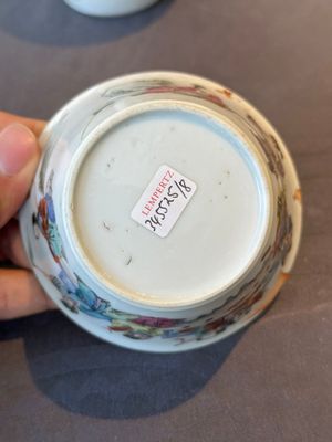 A rare set of eight Chinese famille rose 'Sanxing' nesting bowls, Tongzhi mark and of the period — 照片 40