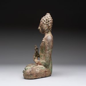 A rare Thai bronze Buddha Shakyamuni, Mon-Dvaravati period, 8/9th C. — 照片 2