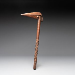 A rare wooden 'Porowa Ra Maru' or 'bird-head' club, Kanak peoples, New Caledonia, 19th C. — photo 1