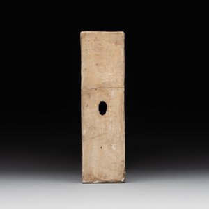 A rectangular Chinese famille verte tile with two-sided design, Kangxi — 照片 2