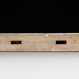 A rectangular Chinese famille verte tile with two-sided design, Kangxi — 照片 6