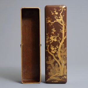 A rectangular Japanese lacquer suzuribako, Meiji, 19th C. — 照片 6