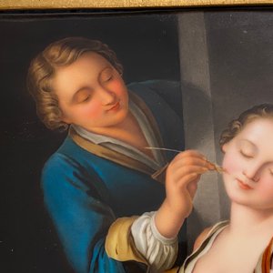 A rectangular K.P.M. Berlin porcelain plaque, Germany, 19th C. — photo 6