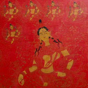 A red-ground thangka of Green Tara, Tibet, 17/18th C. — photo 3