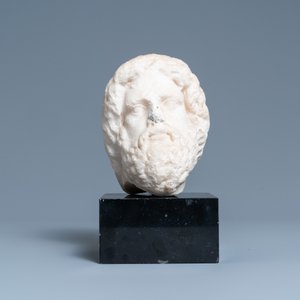 A Roman marble head of a bearded man — 照片 2