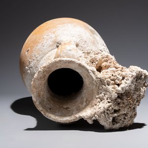 A Roman pottery fish oil or wine transport amphora with marine encrustation, South of Spain, 1st C. B.C./1st C. — foto 5