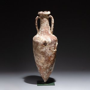 A Roman pottery fish oil or wine transport amphora with marine encrustation, South of Spain, 1st C. B.C./1st C. — photo 1
