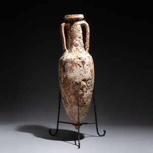 A Roman pottery fish oil or wine transport amphora with marine encrustation, South of Spain, 1st C. B.C./1st C. — foto 3