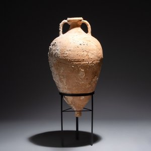 A Roman pottery olive oil transport amphora with marine encrustation, South of Spain, 1st/3rd C. — 照片 1