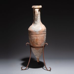 A Roman pottery wine transport amphora with marine encrustation, 2nd C. B.C./1st C. — photo 2