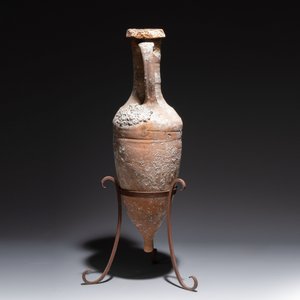A Roman pottery wine transport amphora with marine encrustation, 2nd C. B.C./1st C. — photo 4