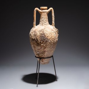 A Roman pottery wine transport amphora with marine encrustation, Northern Adriatic region, 1st C. B.C./3rd C. — photo 3