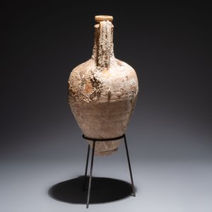 A Roman pottery wine transport amphora with marine encrustation, Northern Adriatic region, 1st C. B.C./3rd C. — photo 4
