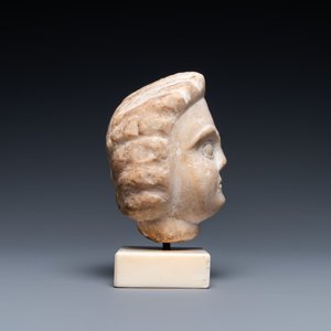 A Roman provicincial marble head of a boy, 2nd/3rd C. — photo 3
