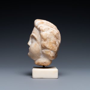 A Roman provicincial marble head of a boy, 2nd/3rd C. — photo 5