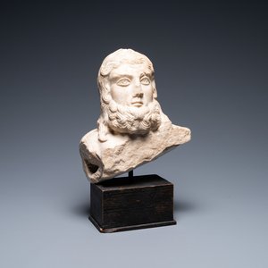A Roman provincial marble bust of Zeus, 2nd/4th C. — photo 1