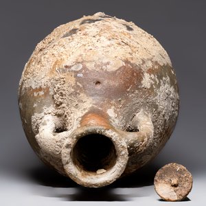 A Roman salt fish amphora and cover, Spain, 2nd/3rd C. — photo 5