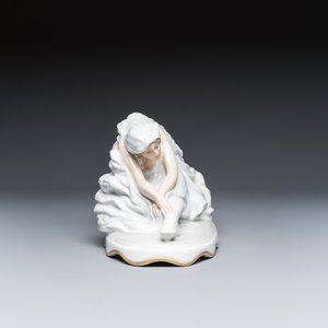 A Rosenthal porcelain figure of Anna Pavlova as 'The Dying Swan' by Constantin Holzer-Defanti — photo 5