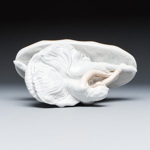 A Rosenthal porcelain figure of Anna Pavlova as 'The Dying Swan' by Constantin Holzer-Defanti — photo 7