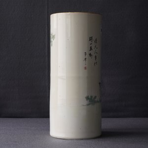 A round Chinese qianjiang cai hat stand, 19/20th C. — 照片 14