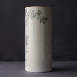 A round Chinese qianjiang cai hat stand, 19/20th C. — 照片 15
