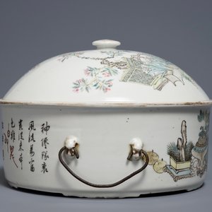 A round Chinese qianjiang cai tureen and cover, 19/20th C. — photo 3