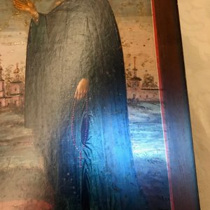 A Russian icon: Two saints, 19th C. — 照片 9