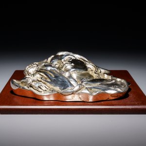 A Russian silver relief icon: Theotokos of Vladimir, 19th C. — 照片 3