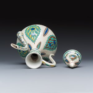 A Samson Iznik-style ewer and cover — photo 6