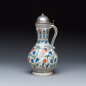 A Samson Iznik-style jug mounted with a silver lid — photo 2