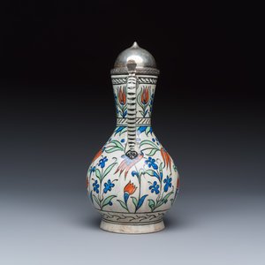 A Samson Iznik-style jug mounted with a silver lid — photo 3