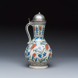 A Samson Iznik-style jug mounted with a silver lid — photo 4