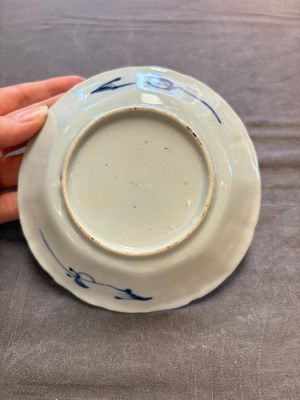 A set of 11 Chinese blue and white cups and saucers with riverscape design, Kangxi — photo 12