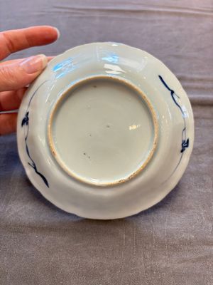 A set of 11 Chinese blue and white cups and saucers with riverscape design, Kangxi — photo 20