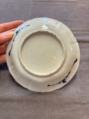 A set of 11 Chinese blue and white cups and saucers with riverscape design, Kangxi — photo 22