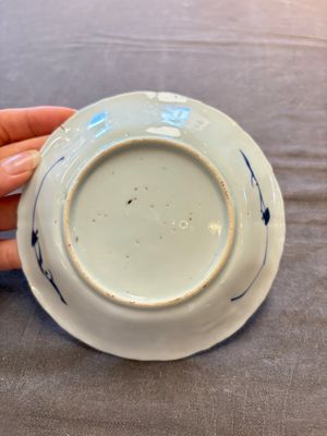 A set of 11 Chinese blue and white cups and saucers with riverscape design, Kangxi — photo 4