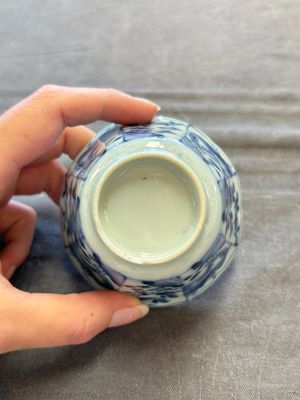 A set of 11 Chinese blue and white cups and saucers with riverscape design, Kangxi — photo 58