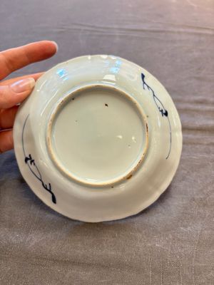 A set of 11 Chinese blue and white cups and saucers with riverscape design, Kangxi — photo 8