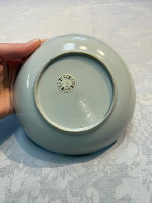 A set of 12 Chinese blue and white 'Landscape' bowls and saucers, Qianlong/Jiaqing — foto 14