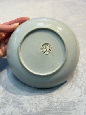 A set of 12 Chinese blue and white 'Landscape' bowls and saucers, Qianlong/Jiaqing — foto 20