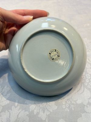 A set of 12 Chinese blue and white 'Landscape' bowls and saucers, Qianlong/Jiaqing — foto 8