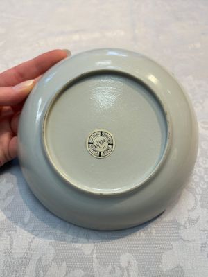 A set of 12 Chinese blue and white 'Landscape' bowls and saucers, Qianlong/Jiaqing — foto 10