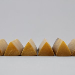 A set of 12 rare polished rhinoceros horn knife rests, ca. 1900 — photo 4