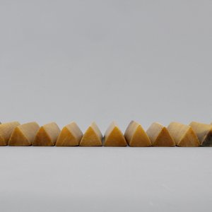 A set of 12 rare polished rhinoceros horn knife rests, ca. 1900 — photo 5