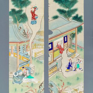 A set of 24 Chinese rice paper paintings, 19/20th C. — 照片 4