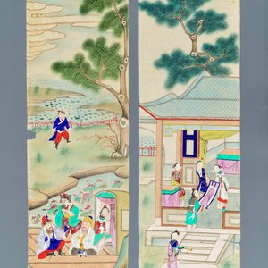 A set of 24 Chinese rice paper paintings, 19/20th C. — 照片 8