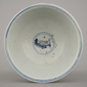 A set of 3 Chinese porcelain blue and white bowls, Ming dynasty — 照片 12